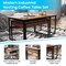 Flash Furniture Walnut 2 Piece Nesting Tables Set - Black Frames NAN-JH-17145-GG - alternate 9